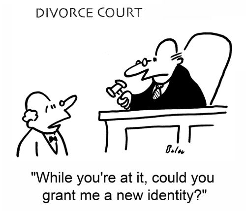 'While you're at it, could you grant me a new identity?'