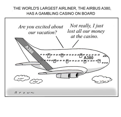Casino on board Airbus A380.