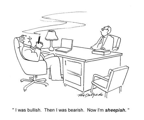 'I was bullish. Then I was bearish. Now I'm sheepish.'