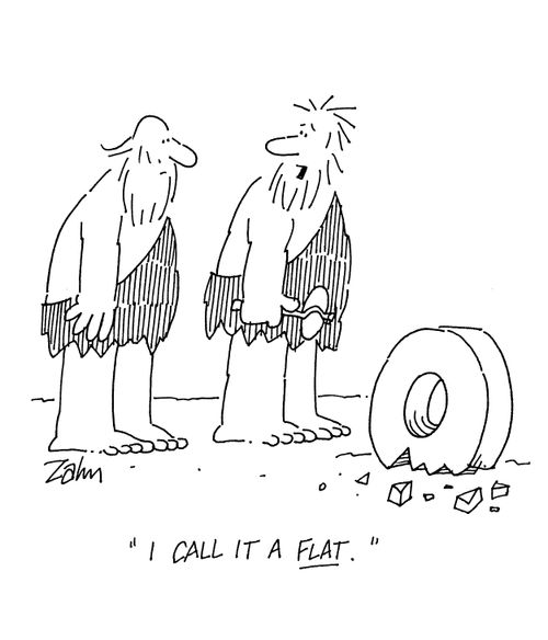 'I call it a flat.'