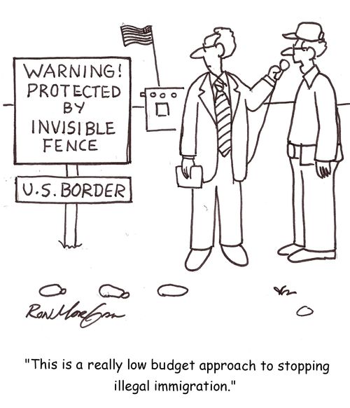 'This is a really low budget approach to stopping illegal immigration.'