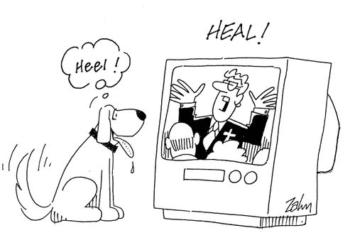 'Heal!'  'Heel!'