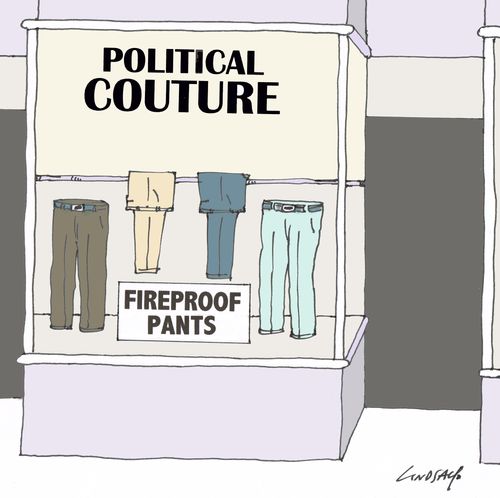 Political Couture: Fireproof Pants