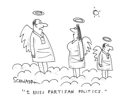 'I miss partisan politics.'