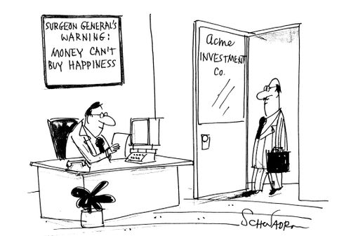 Money can't buy happiness.