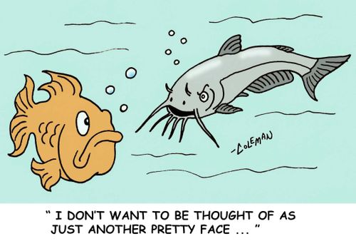 I don't want to be thought of as just another pretty face...