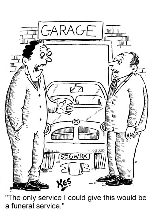 'The only service I could give this would be a funeral service.'