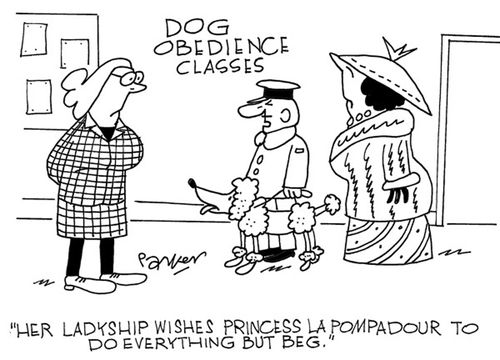 'Her ladyship wishes Princess La Pompadour to do everything but beg!'
