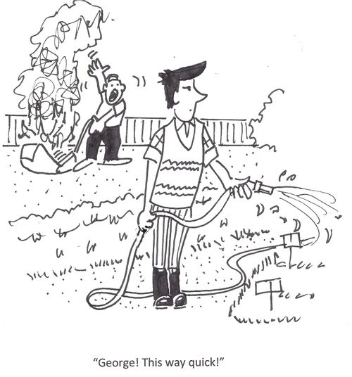 'George! This way quick!'