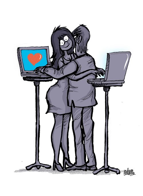 Love in social networks