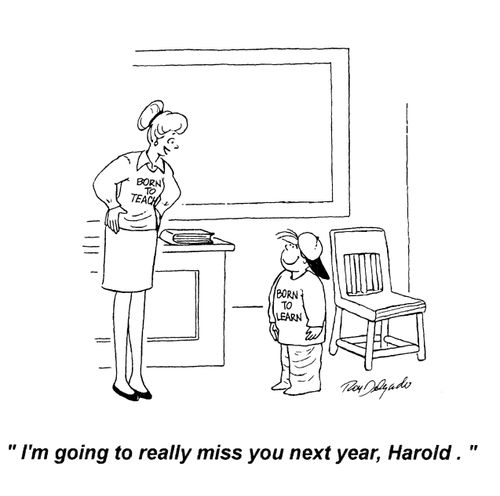 'I'm going to really miss you next year, Harold.'