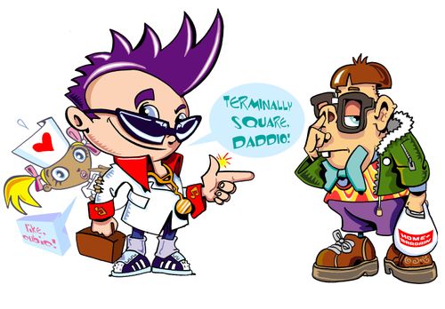 'Terminally square, Daddio!'