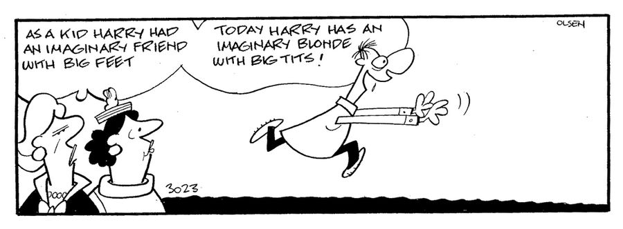'As a kid Harry had an imaginary friend with big feet'