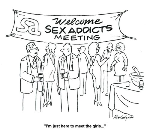 'I'm just here to meet the girls...'