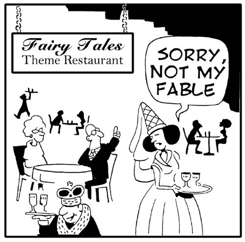 Fairy Tales Theme Restaurant: 'Sorry, not my fable.'