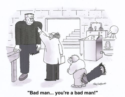 'Bad man... you're a bad man!'