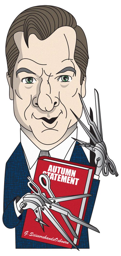 George Osborne, Autumn Statement - scissorhands.