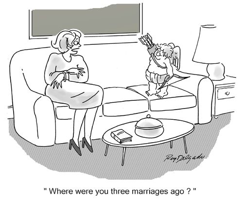 'Where were you three marriages ago?'