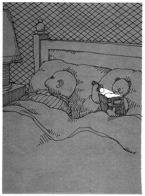 Late night teddy reading