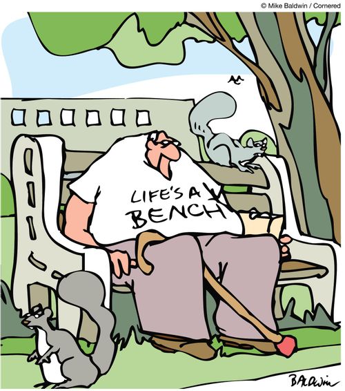 Life's a bench.