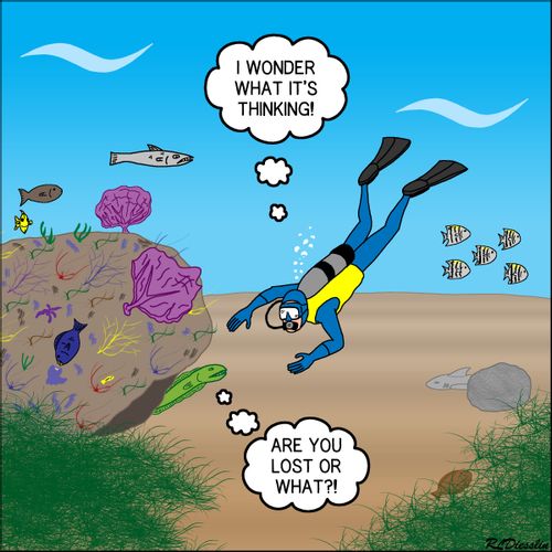 "I wonder what it's thinking!"