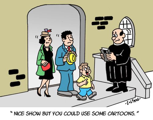 'Nice show but you could use some cartoons.'