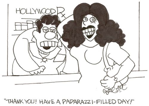 'Hollywood pharmacy: 'Thank you!  Have a paparazzi - filled day!'