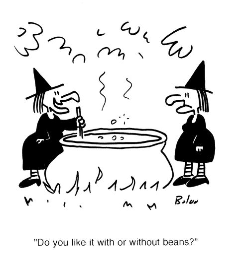 'Do you like it with or without beans?'