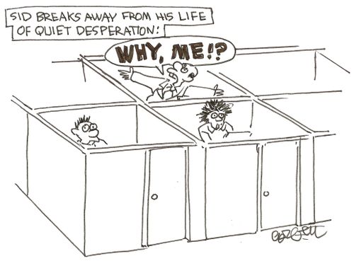 Sid breaks away from his life of quiet desperation!: 'WHY ME!?' 