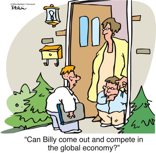 "Can Billy come out and compete in the global economy?"