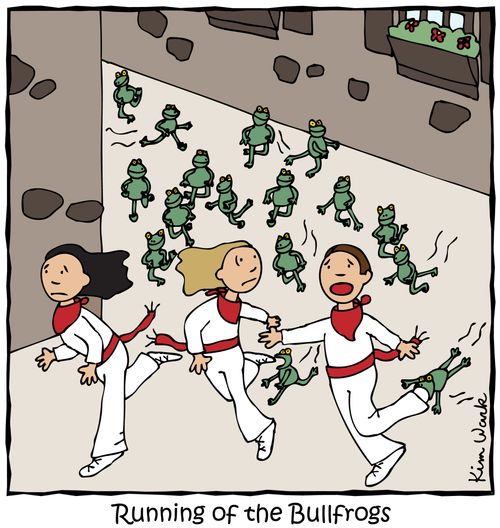Running of the Bullfrogs