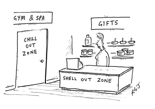 Chill Out ZoneShell Out Zone.