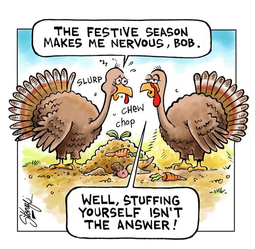 "The festive season makes me nervous, Bob."