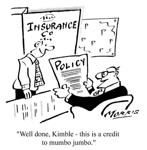 "Well, done, Kimble - this is a credit to mumbo and jumbo."