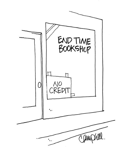  End Time Bookstore: "No Credit"