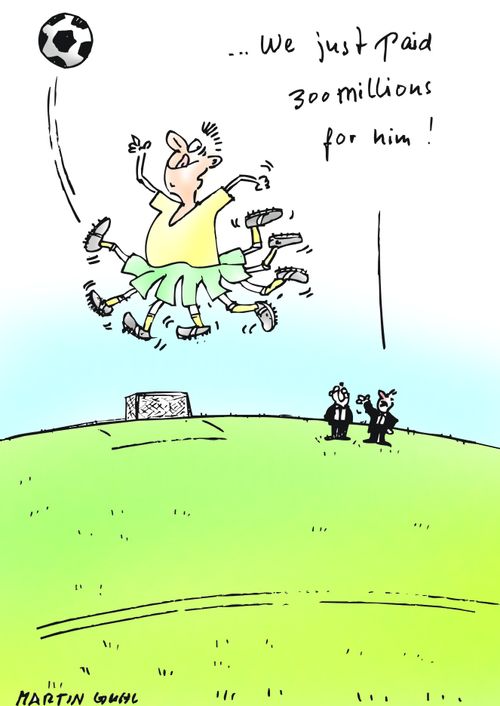 '..we just paid 300 million for him!'
