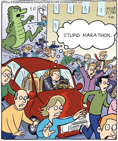 Stupid marathon.