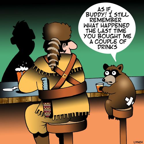 "As if buddy! I still remember what happened the last time you bought me a couple of drinks."
