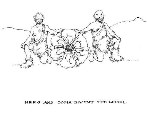 Uses of a Dead Cat in History: Nerg and Ooma Invent the Wheel.