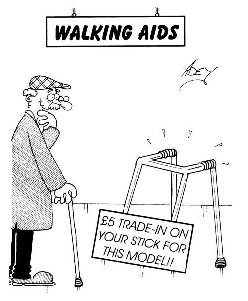 Walking Aids - �5 trade-in on your stick for this model!!