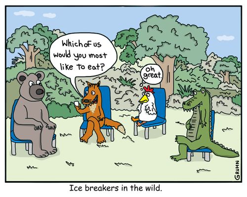 Ice breakers in the wild.