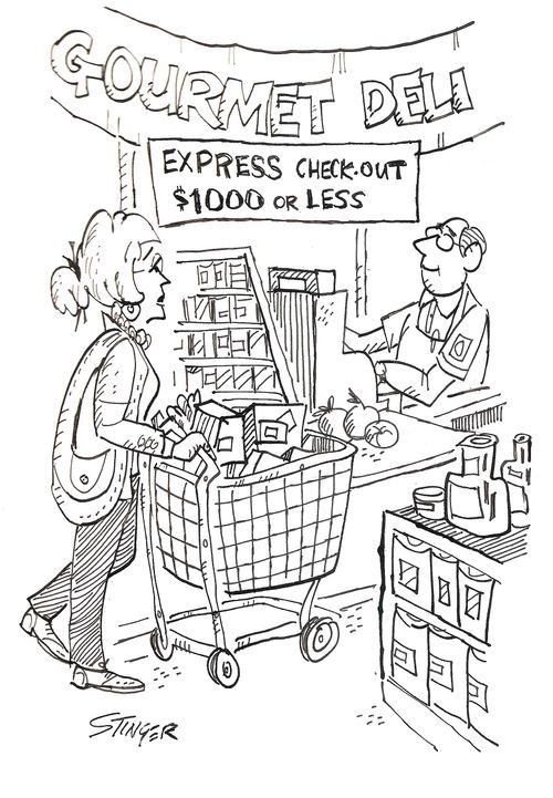 Gourmet Deli - Express Check-Out: $1000 or less.