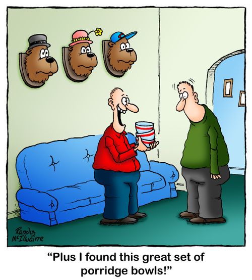 'Plus I found this great set of porridge bowls!'