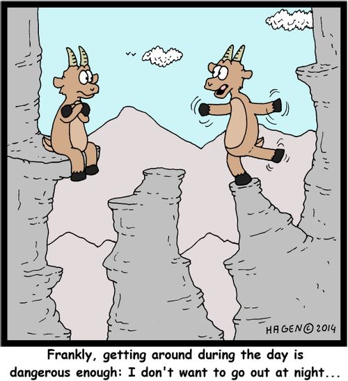 'Frankly, getting around during the day is dangerous enough: I don't want to go out at night...'