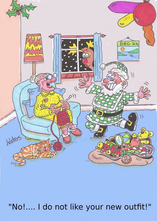 'No! I do not like your new outfit!'