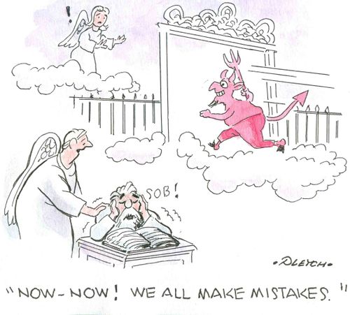 'Now-Now! We all make mistakes.'