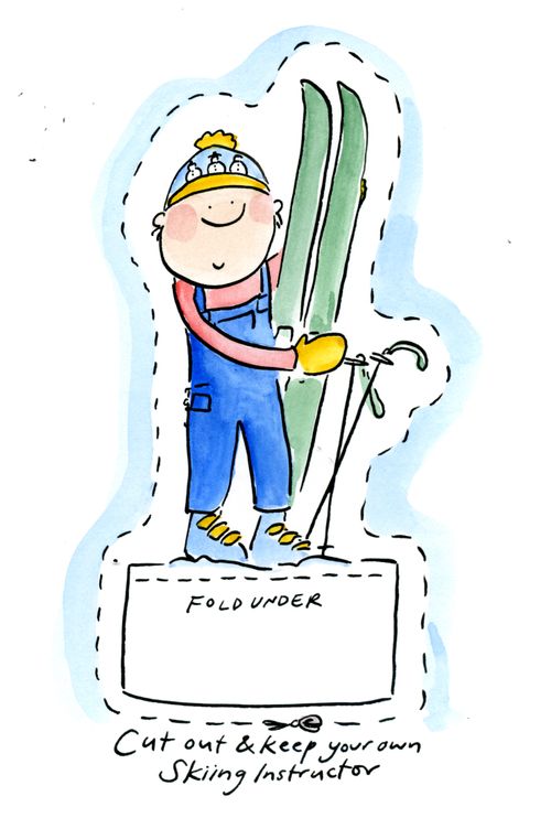 Cut out and keep Skiing Instructor