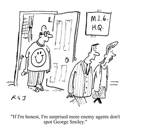 'If I'm honest, I'm surprised more enemy agents don't spot George Smiley.'