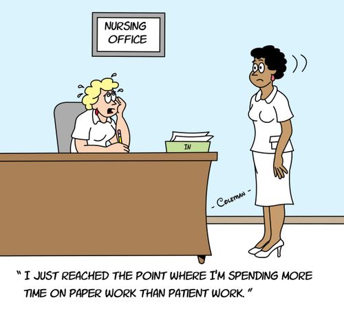 'I just reached the point where I'm spending more time on paper work then patient work.'