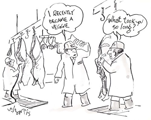 'I recently became a veggie.'